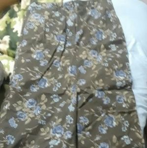 Eddie Bauer floral print skirt